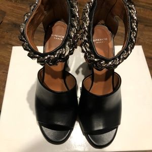 Givenchy Block Heel chain sandals